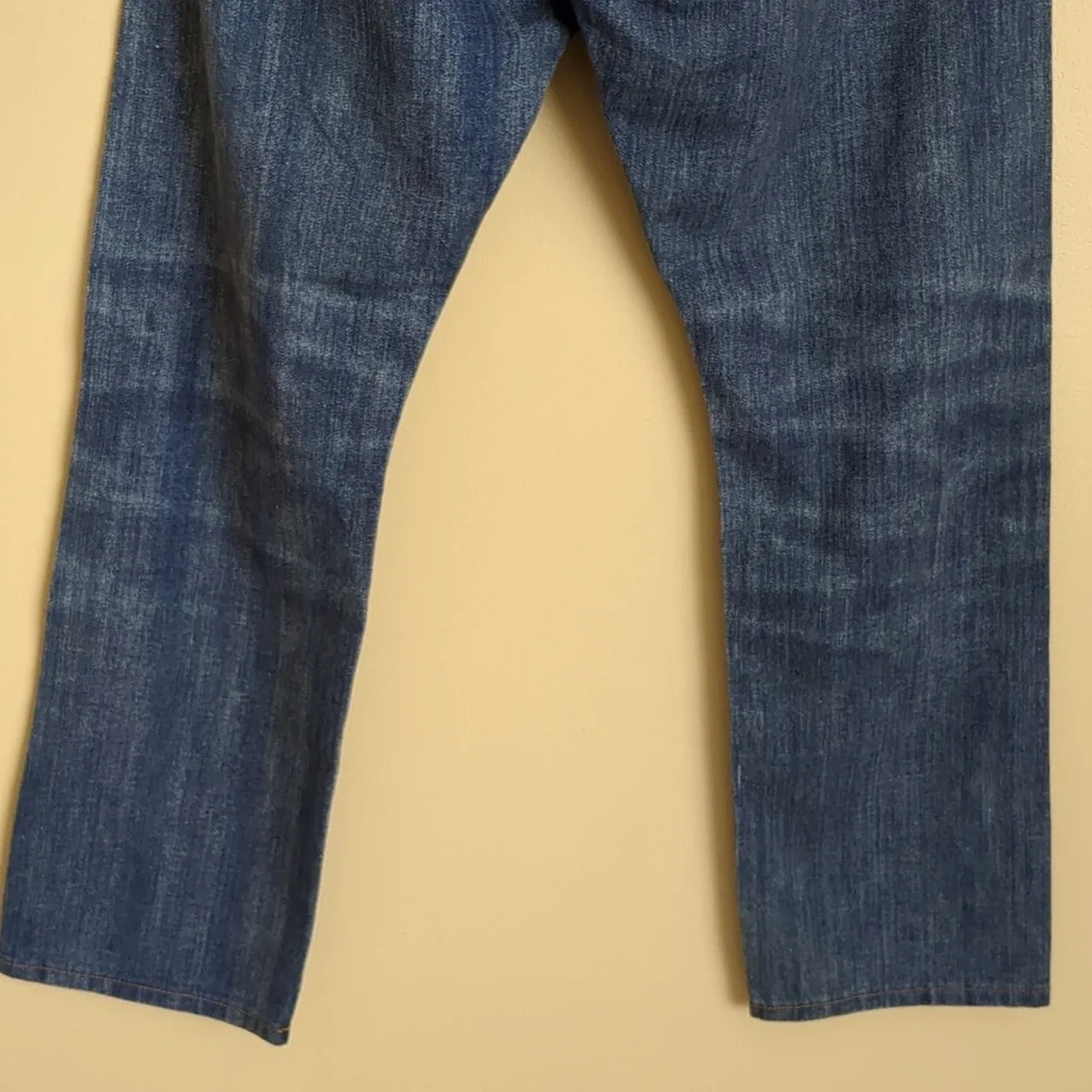 30 Wrangler Blue Denim Jeans Casual Basic Autumn Solid Color Lightweight